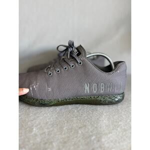 NOBULL Grey Superfabric Trainer CrossFit Shoes Men's Size 10 Women’s 11.5